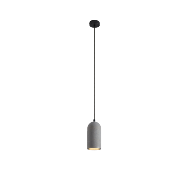 LUM DECORATIVA COLGANTE EN TECHO OTTO 1XE27 GRIS /DORADO