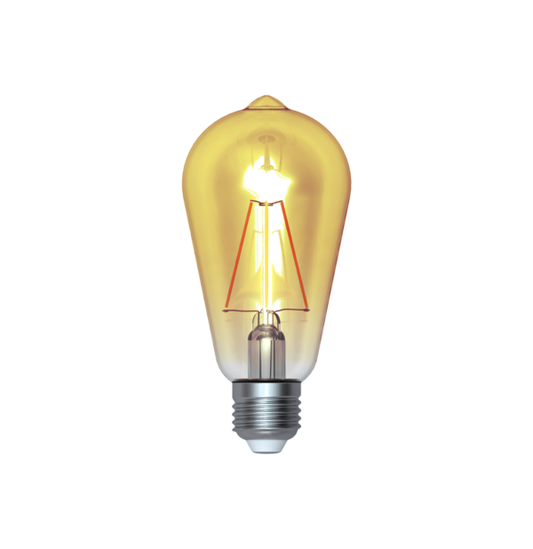 FOCOS LED VINTAGE FILAMENTO E27 4W ST19 350LM 2200K 120V